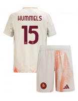 AS Roma Mats Hummels #15 Bortedraktsett Barn 2024-25 Korte ermer (+ bukser)